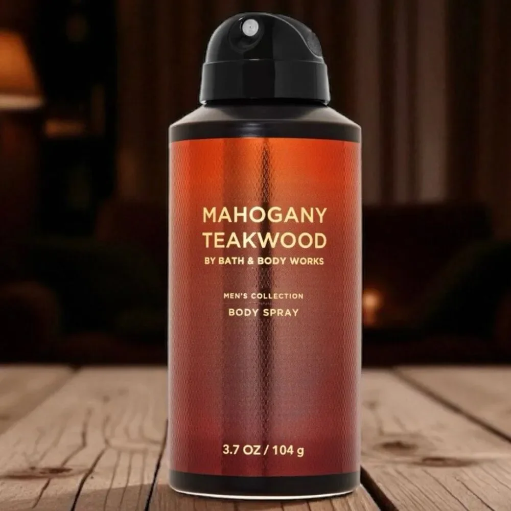 NWT Bath & Body Works MAHOGANY TEAKWOOD Men’s Collection Body Spray
